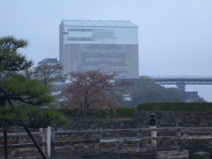 修理中の姫路城